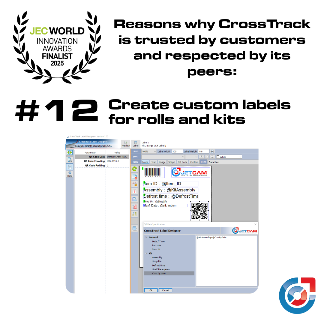 Composite label design software
