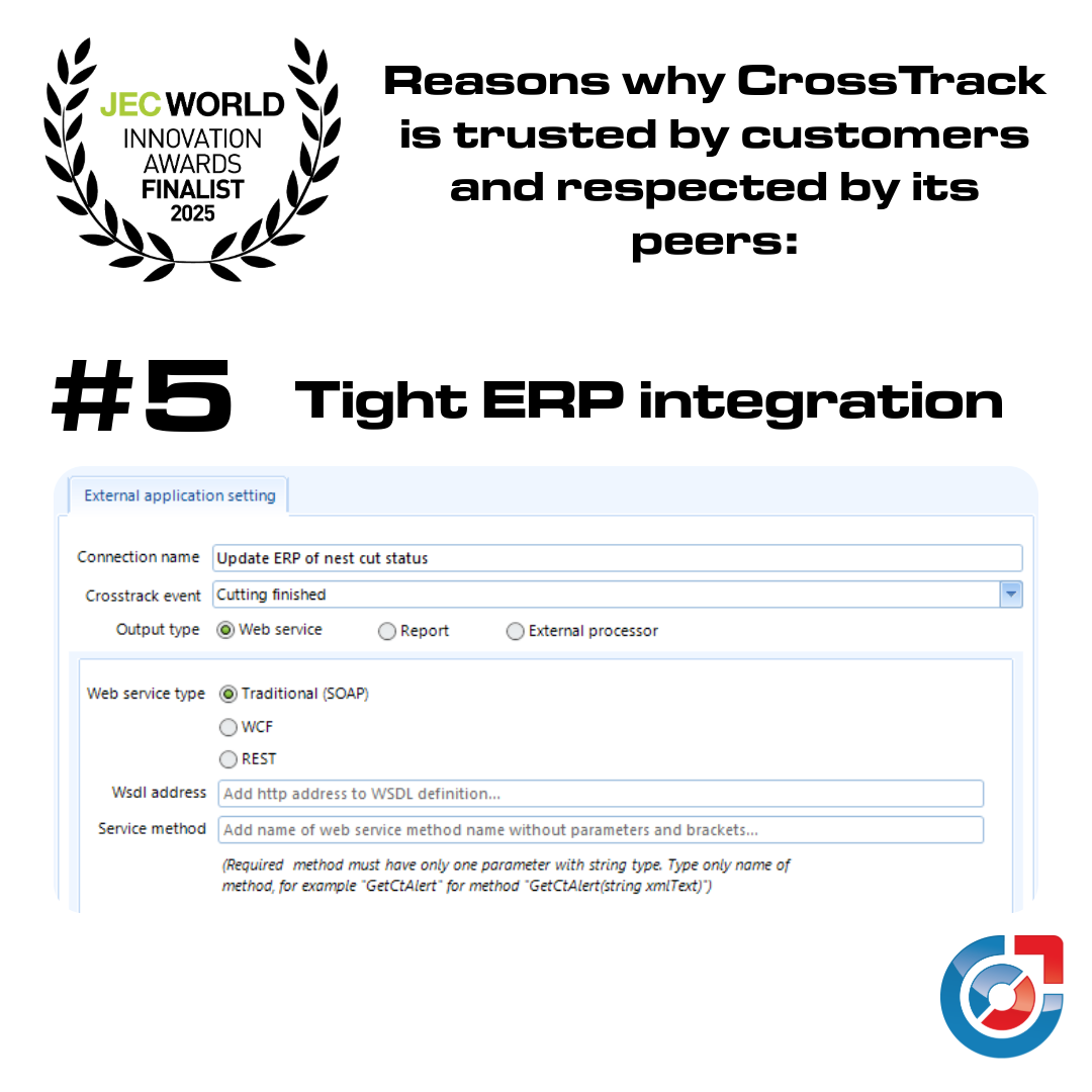 Material tracking and ERP integration