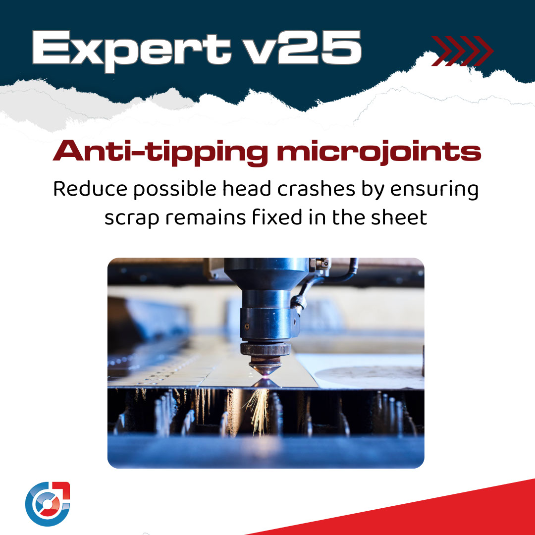 Anti-tipping microjoints