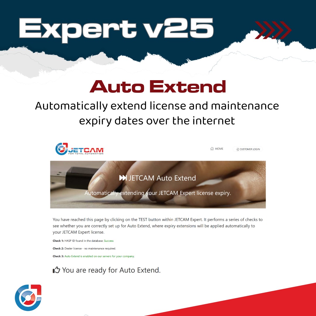 JETCAM Expert Auto Extend